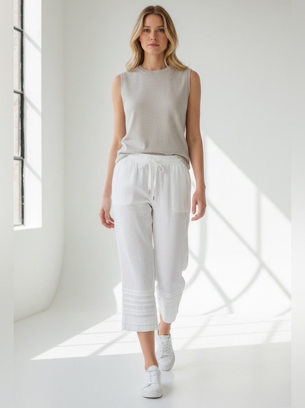 NWT Soft Surroundings Straight Leg/Crop Pants Size Medium 10/12​​​​